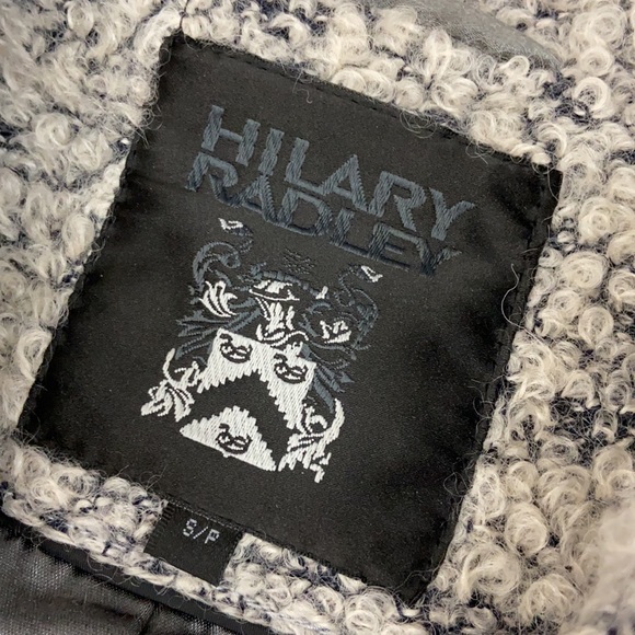 Hilary Radley Heather Grey Wool Blend Coat - Picture 8 of 10